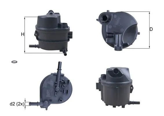 KL777D Mahle Original Фільтр палива