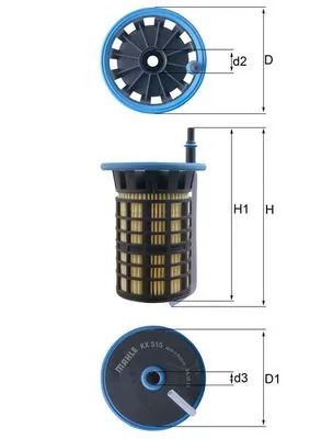 KX515 Mahle Original Фільтр палива