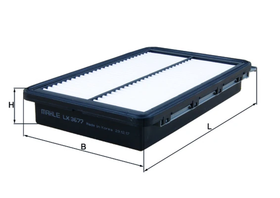 LX3677 Mahle Original Повітряний фільтр двигуна
