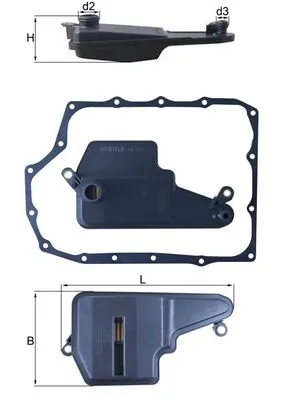 HX193D Mahle Original Масло в коробку автомат