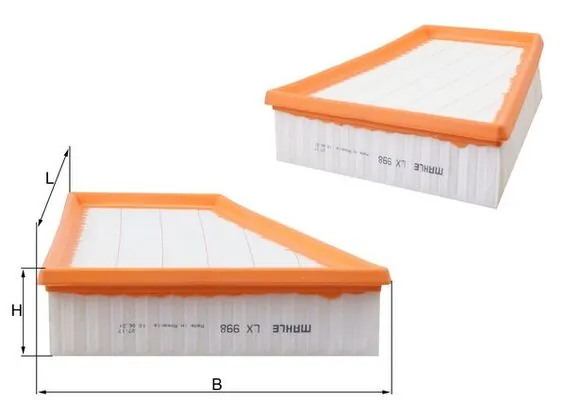 LX998 Mahle Original Повітряний фільтр двигуна