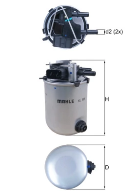 KL909 Mahle Original Фільтр палива