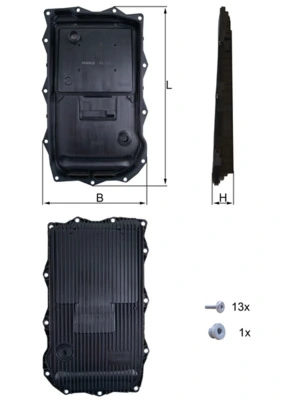 HX184KIT Mahle Original Піддон АКПП