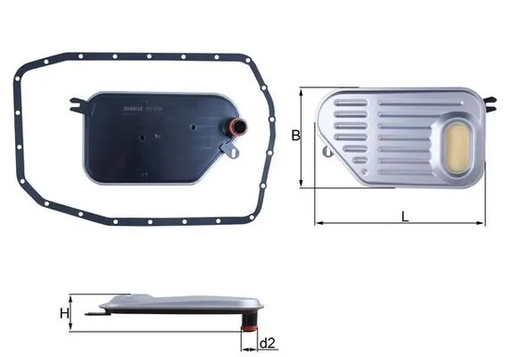 HX239D Mahle Original Масло в коробку автомат