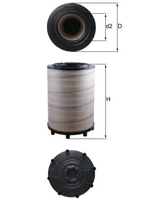 LX2839 Mahle Original Повітряний фільтр двигуна