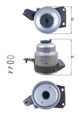 KL829D Mahle Original Фільтр палива