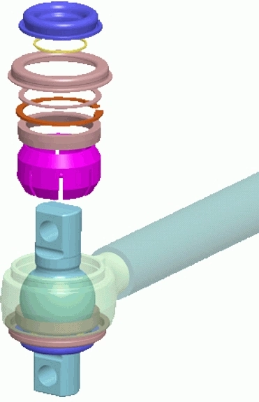 Ремкомплект пальця променевої тяги 81432706072 MAN