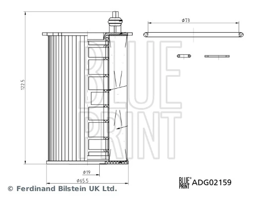 ADG02159 Blue Print Фільтр масла