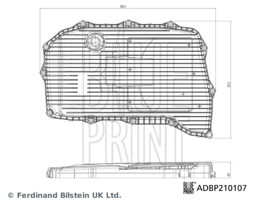 Піддон АКПП Blue Print ADBP210107 ціна, від 80.12 USD