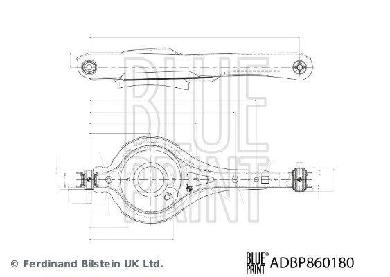 Важіль задньої підвіски нижній, лівий/правий ARM598 Magneti Marelli