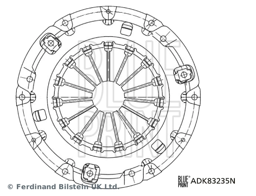 Пелюстковий кошик зчеплення Isuzu 8970908430 ціна, від 56.93 USD