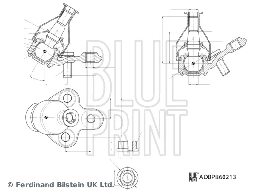 Кульова опора, нижня NIPPON MOTORS NSBJ1019 ціна, від 9.51 USD