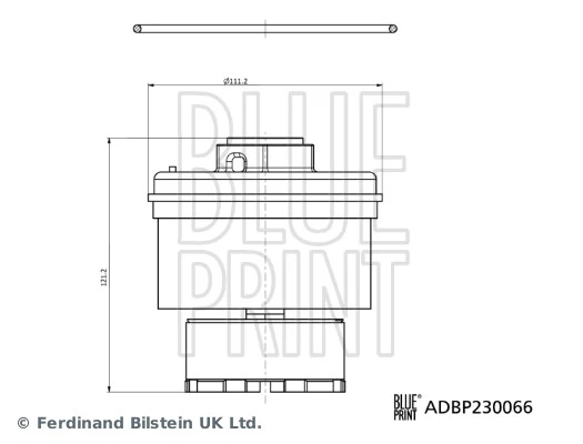 Фільтр тонкого очищення палива Blue Print ADBP230066 ціна, від 65.40 USD