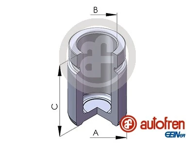 MB857613 Chrysler Поршень супорта гальмівного, заднього