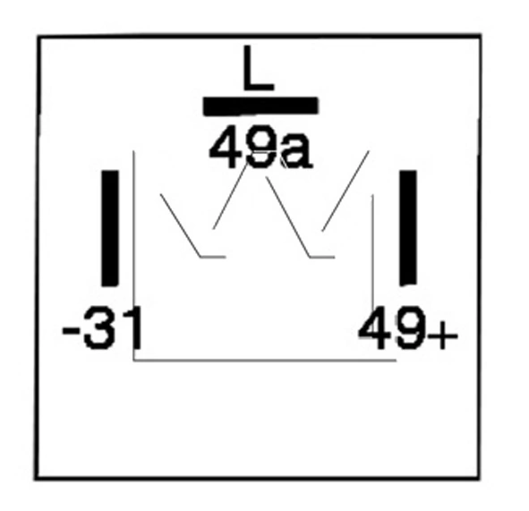 Реле поворотників Volkswagen Golf II
