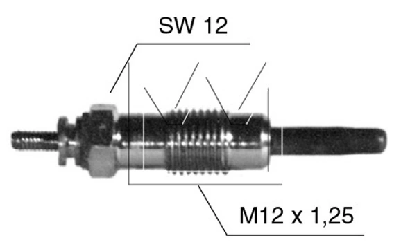 Купити PX66 Magneti Marelli Свічка накалу