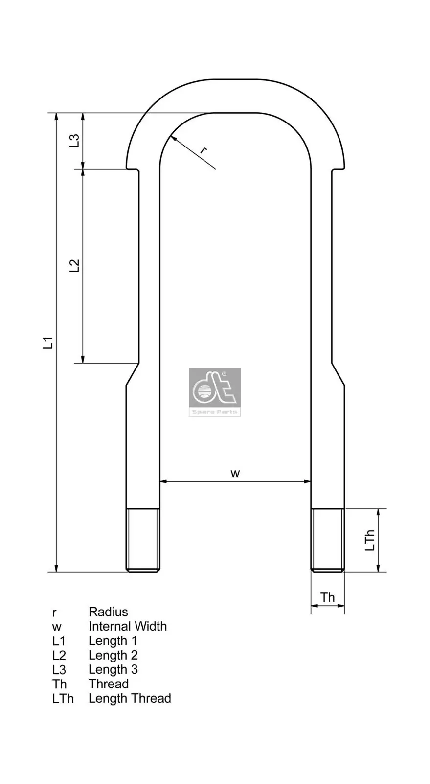 Стремянка ресори (TRUCK) Scania 2154121