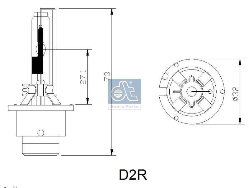 Лампочка ксеноновая Diesel Technic 332942 ціна, від 37.20 USD