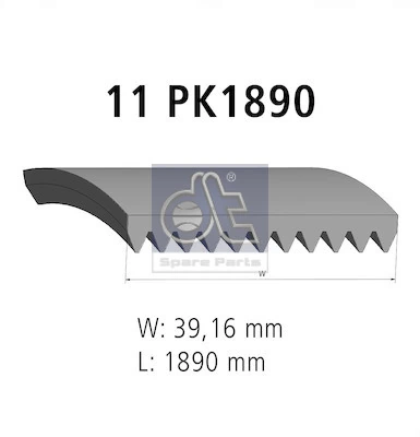 Клиновий ремінь Continental/Siemens 11PK1890 ціна, від 38.49 USD