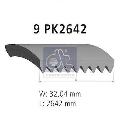 Купити Q47680190000 Mercedes Ремінь генератора