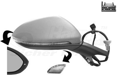Купити 5G1857508BC9B9 VAG Дзеркало праве