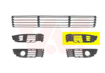 Решітка протитуманних фар ліва Various VW1038104