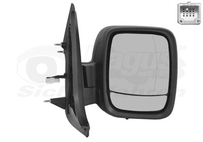 Праве бокове дзеркало Depo/Loro/Abakus 2834M04