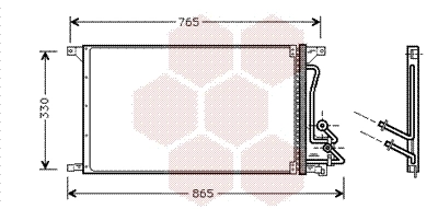 Купити Радіатор кондиціонера Ford Transit IV E