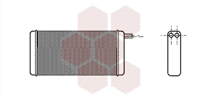 NRF54408 NRF Радіатор опалювача салону