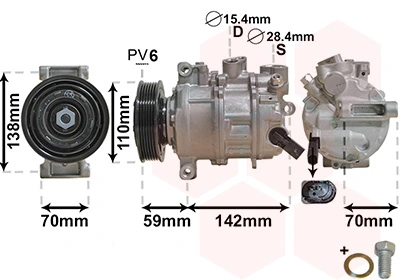 Купити Компресор кондиціонера Audi Q5  FYB, FYG