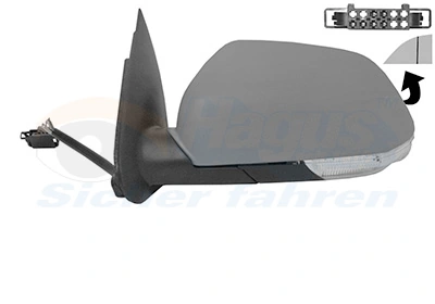 6QD857537GRU VAG Дзеркало заднього виду, ліве