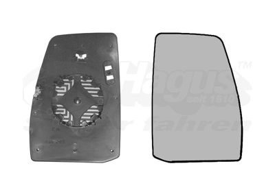 Купити BK2117K740AB Ford Скло дзеркала заднього виду, правого