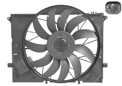 Купити FA70764 Continental/Siemens Дифузор радіатора охолодження, в зборі з двигуном і крильчаткою