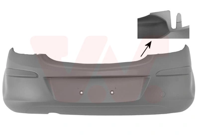 Купити 13179916 Peugeot/Citroen Задній бампер