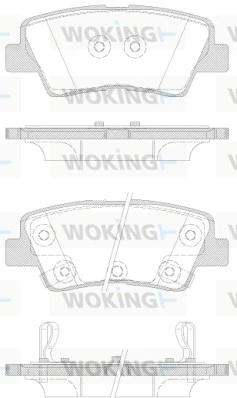 Задні гальмівні колодки KAP KS0700141 ціна, від 11.61 USD