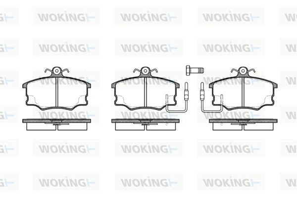 0793132 Fiat/Alfa/Lancia Передні гальмівні колодки