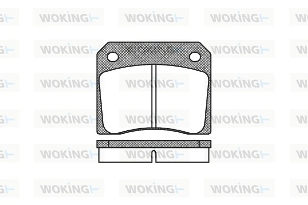 424515 Peugeot/Citroen Колодки гальмівні задні, дискові