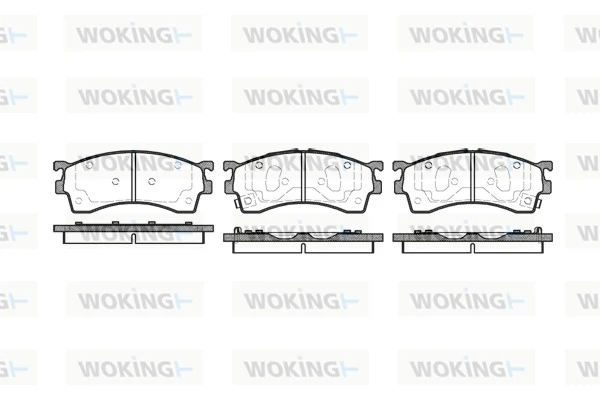 LAY13328ZE Mazda Передні гальмівні колодки