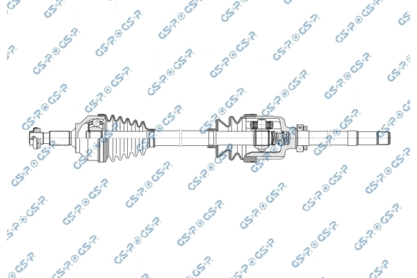 9671931880 Peugeot/Citroen Привід передній правий