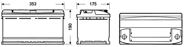 CC900 Exide Авто акумулятор