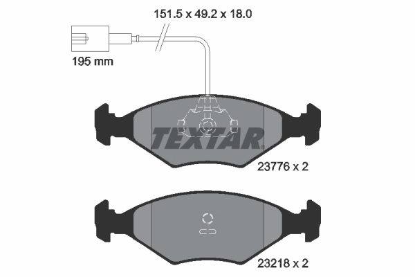 Передні тормозні колодки 71770960 Fiat/Alfa/Lancia