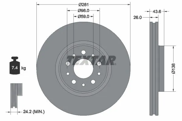 Купити BG5188C Polcar Ротор гальмівний