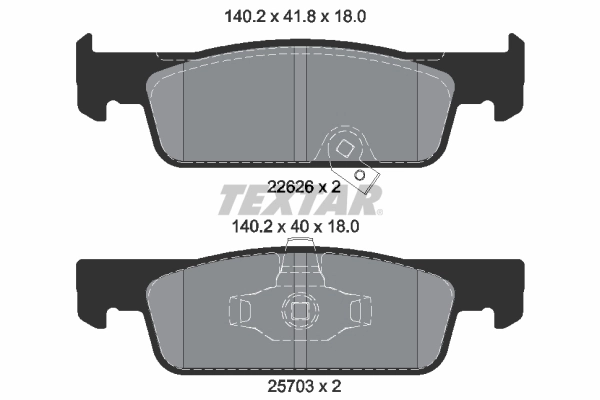 Купити 410603025R Renault (RVI) Колодки гальмівні передні, дискові