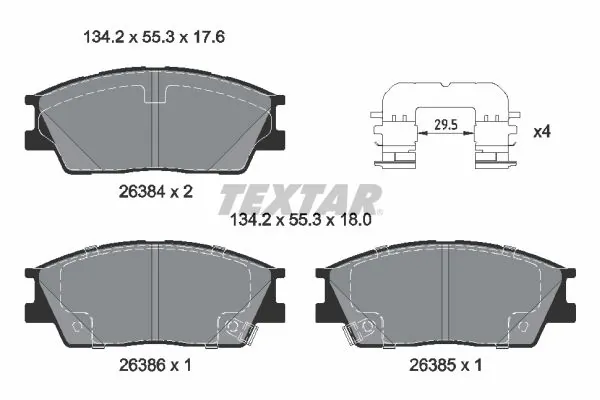 Гальмівні колодки CTR GK1506 ціна, від 47.04 USD