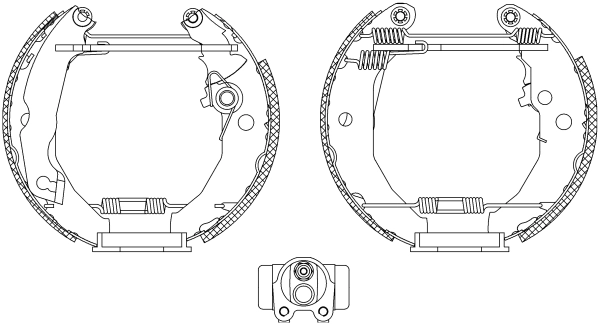 Купити 1648631 Ford Колодки гальмові задні, барабанні