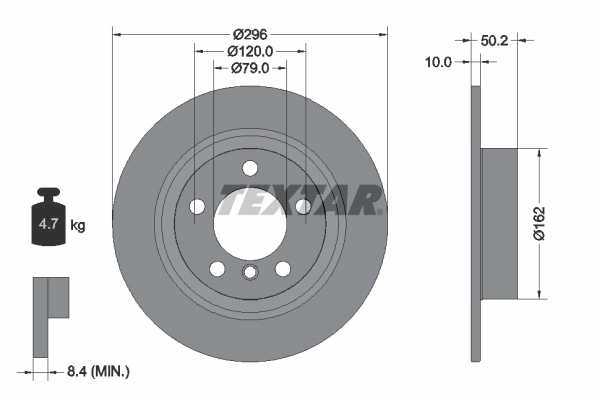 Задні дискові гальма BMW 34219811540 ціна, від 51.41 USD