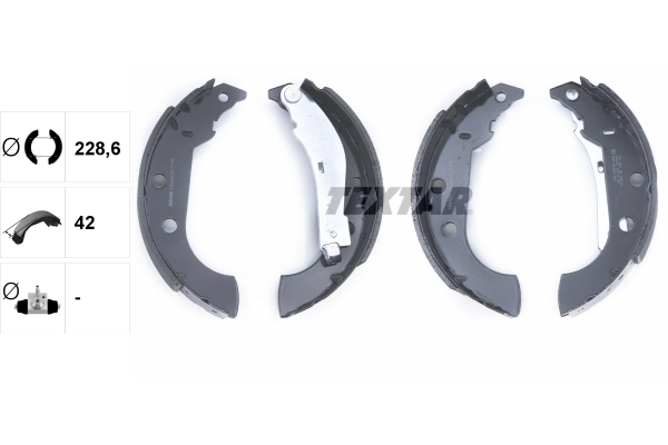 Колодки гальмові задні, барабанні 424255 Peugeot/Citroen