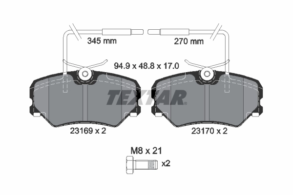 Купити 425107 Peugeot/Citroen Колодки гальмівні передні, дискові
