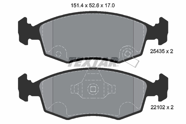 PRP1693 Protechnic Передні гальмівні колодки