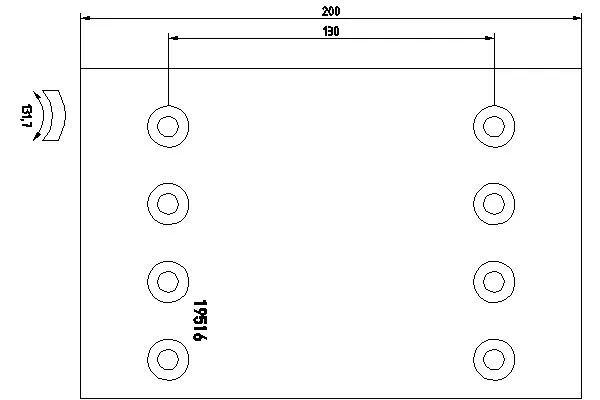 Купити 1057002400 SAF Накладка гальмівна задня (TRUCK)